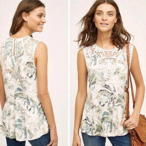 Meadow Rue Floral Top Size XS